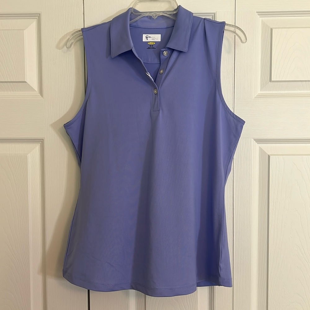 Greg Norman Women’s Athletic Tank Top in Purple.   N1